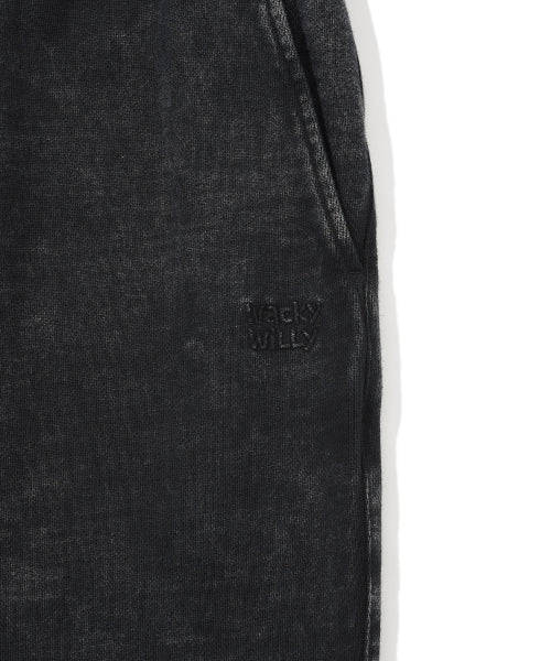 Pigment Washing Sweat Pants Charcoal