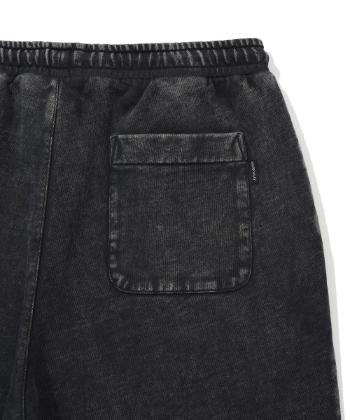 Pigment Washing Sweat Pants Charcoal