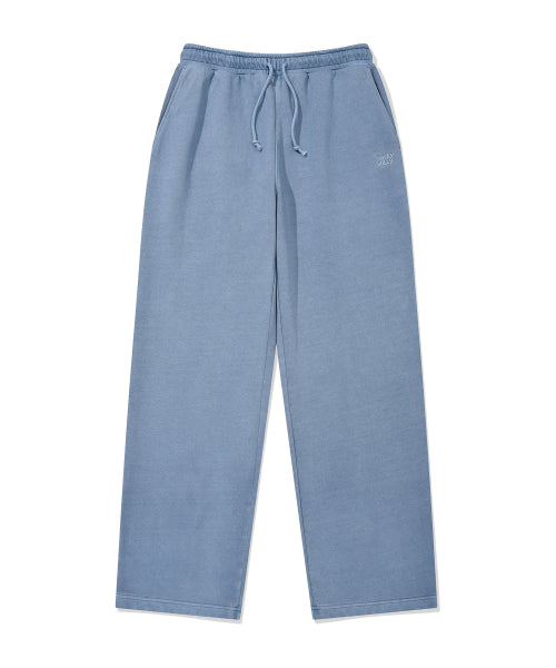 Pigment Washing Sweat Pants Blue