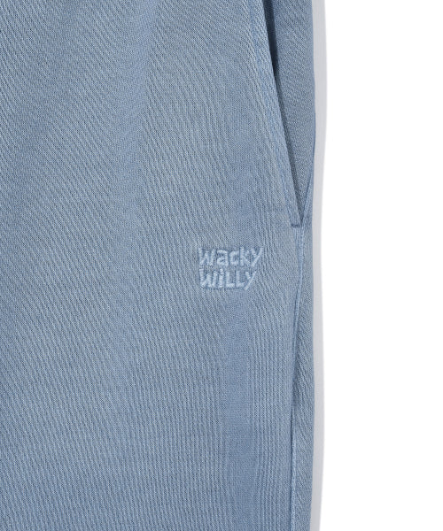 Pigment Washing Sweat Pants Blue