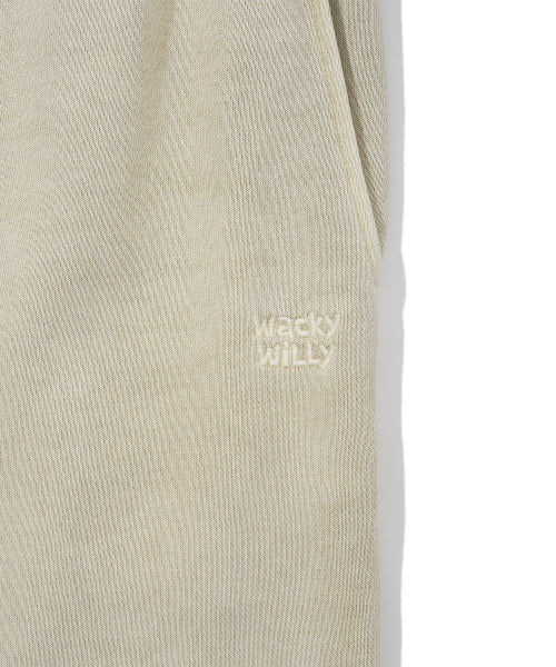 Pigment Washing Sweat Pants Beige