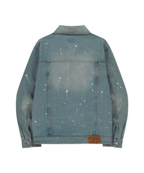 Denim tracker jacket light blue