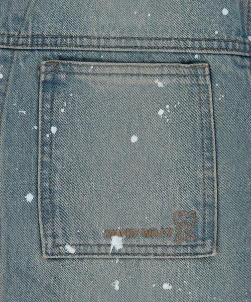 Denim tracker jacket light blue