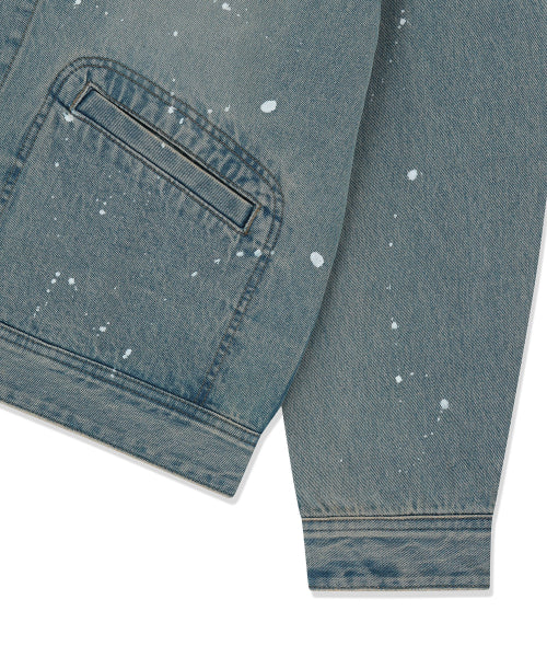 Denim tracker jacket light blue
