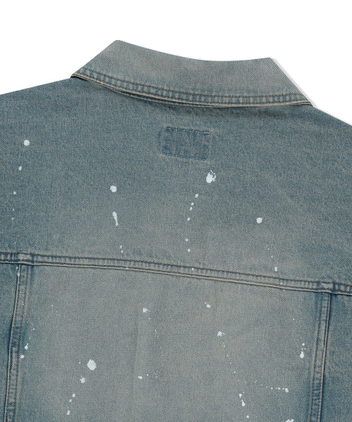 Denim tracker jacket light blue