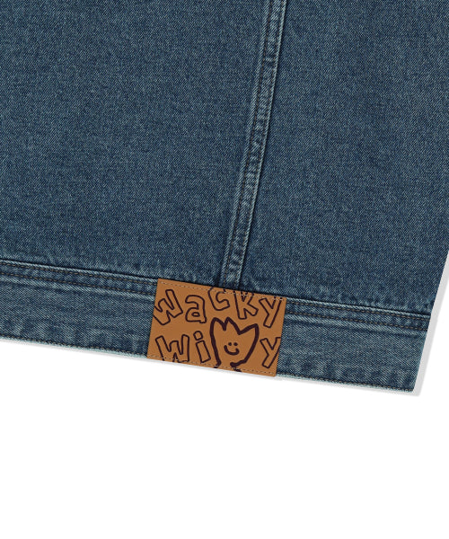 Denim tracker jacket blue