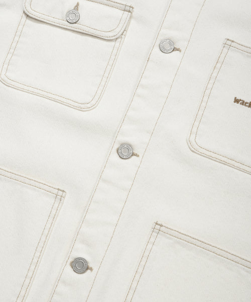 Denim Chore Jacket Ekru