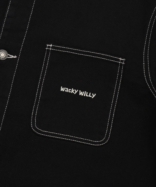 Denim herb jacket black