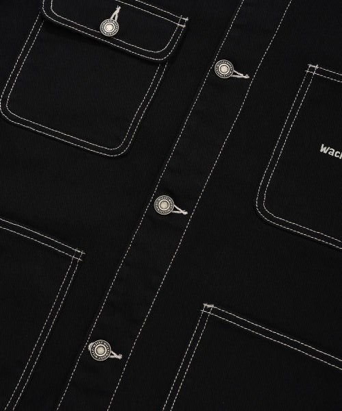 Denim herb jacket black