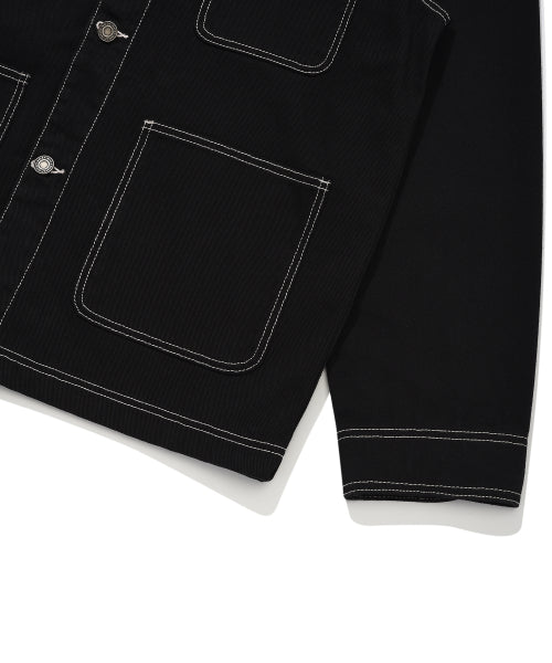 Denim herb jacket black