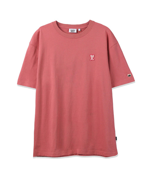 Signature Kiki Wappen Short Sleeve T-shirt Pink