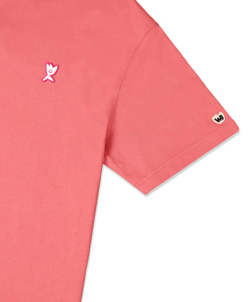 Signature Kiki Wappen Short Sleeve T-shirt Pink