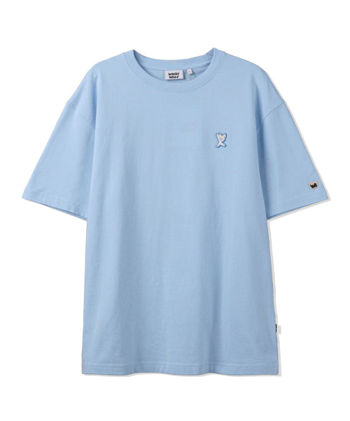 Signature Kiki Wappen Short Sleeve T-shirt Blue