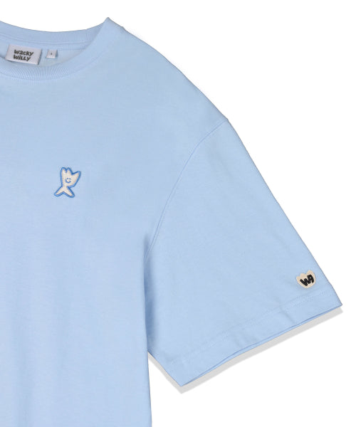 Signature Kiki Wappen Short Sleeve T-shirt Blue