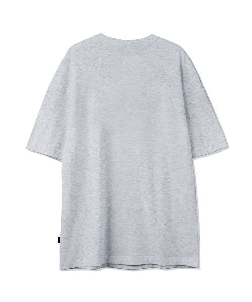 Signature Kiki Wappen Short Sleeve T-shirt Light Gray