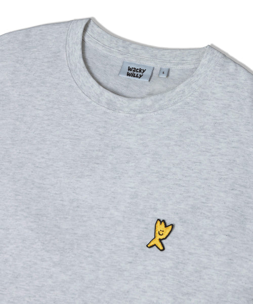 Signature Kiki Wappen Short Sleeve T-shirt Light Gray