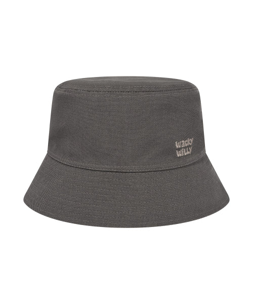 Hand-drawing reversible bucket hat navy