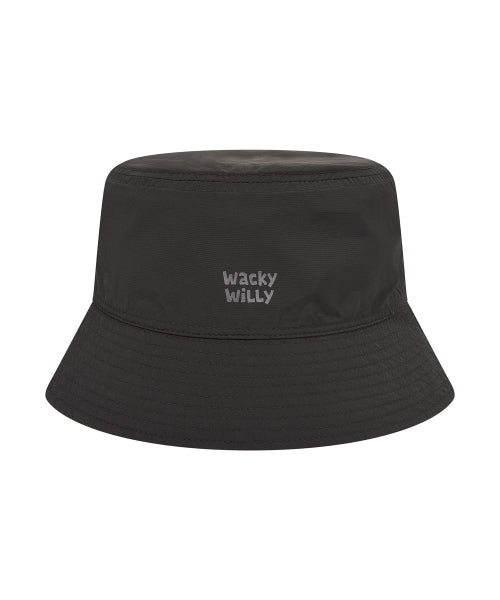 Hand-drawing reversible bucket hat khaki