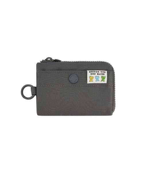 Kiki Mini Wallet Charcoal