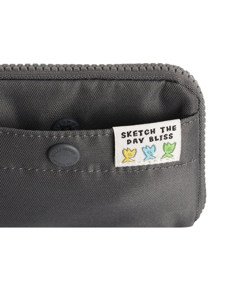 Kiki Mini Wallet Charcoal
