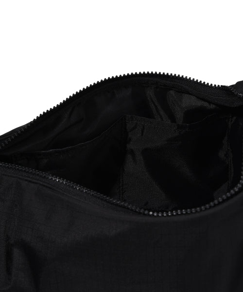 String draw sling bag black