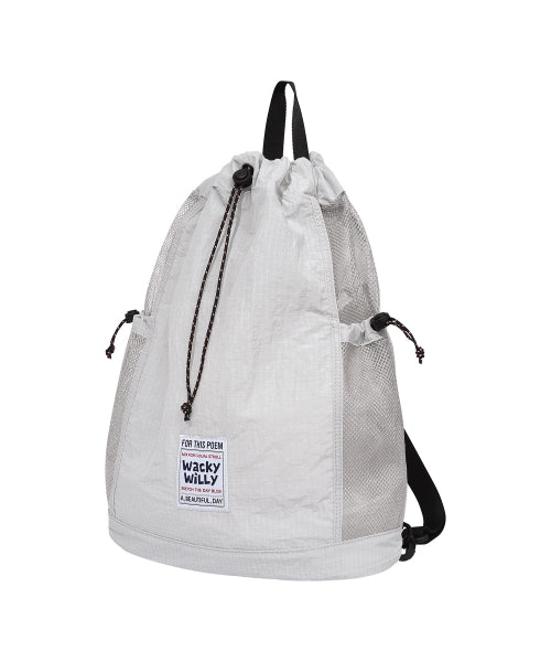 String Draw Light Backpack Gray
