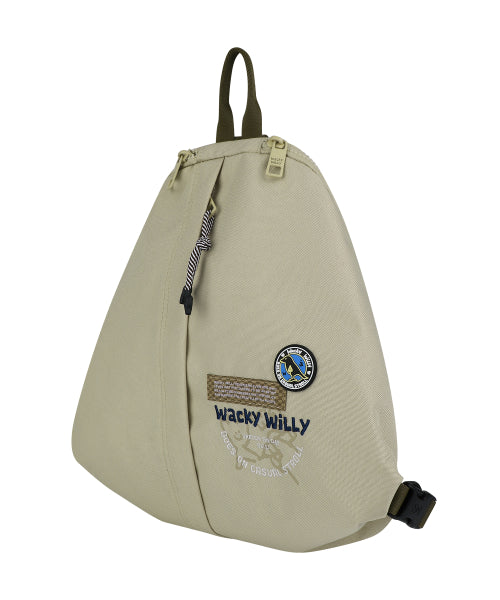 Waki willi daily sling bag beige
