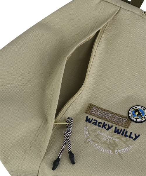 Waki willi daily sling bag beige