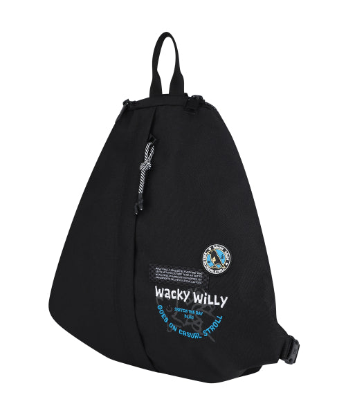 Waki willi daily sling bag black