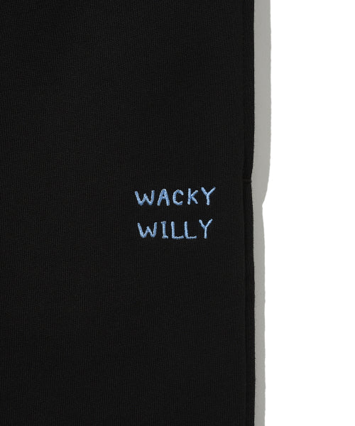 Women's Straight Fit String Sweat Pants Black