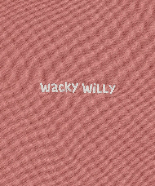 Basic typo logo sweatshirt pink