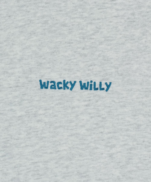 Basic typo logo sweatshirt light gray
