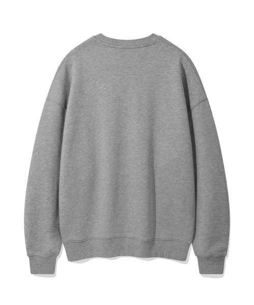 Kiki Big Graphic Sweatshirt Gray