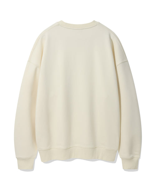 Kiki Big Graphic Sweatshirt Cream