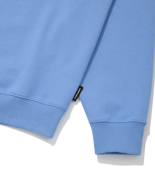 Picture graphic sweatshirt blue