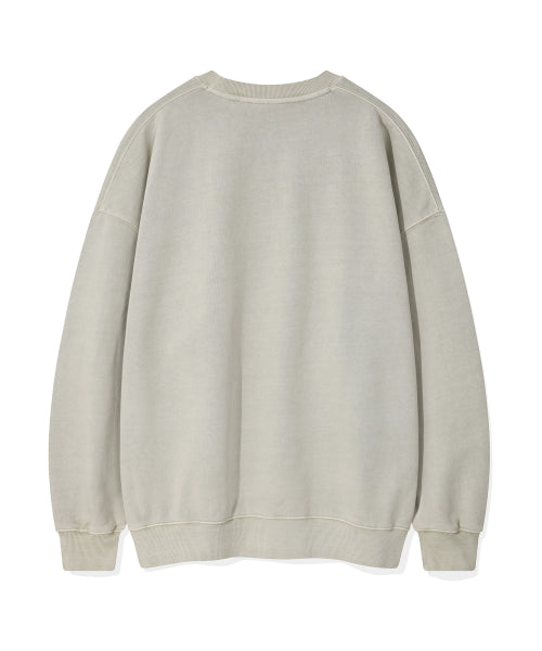 Kiki Washing Graphic Sweatshirt Beige