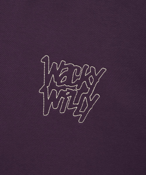 Stitch Lettering Hood Purple