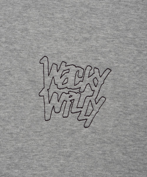 Stitch lettering hooded gray