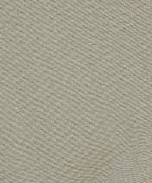 typo applique hooded zip-up beige