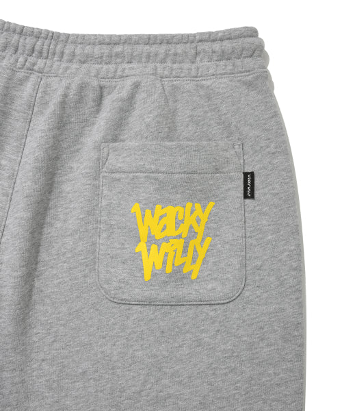Khaki All-Over Graphic Sweat Pants Gray