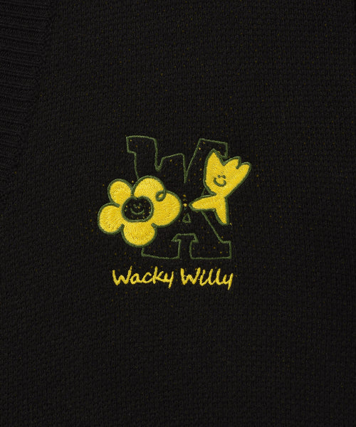 Kiki & Lily Patch V-neck Cardigan Black