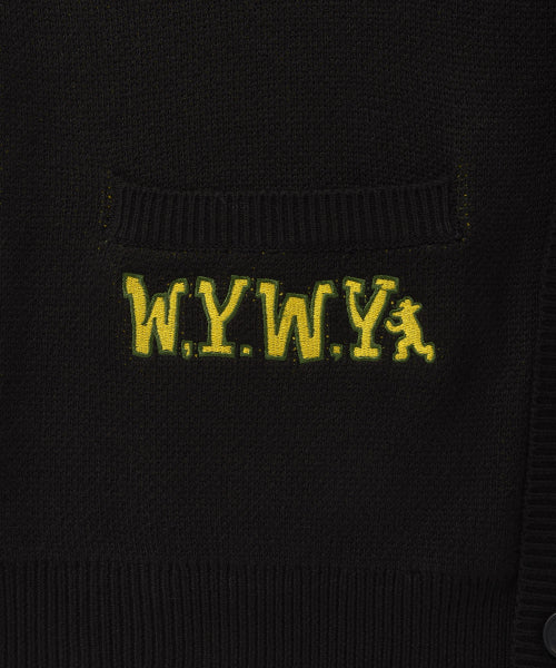 Kiki & Lily Patch V-neck Cardigan Black