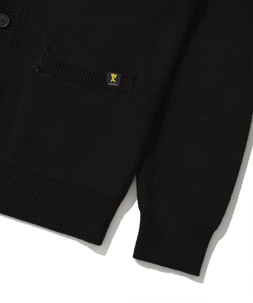 Kiki & Lily Patch V-neck Cardigan Black