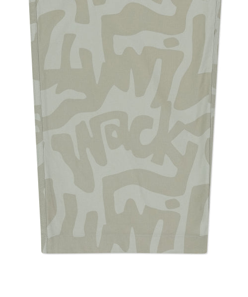 Camouflage Graphic Cargo Pants Ivory