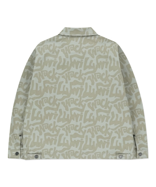 Camouflage cotton jumper pattern