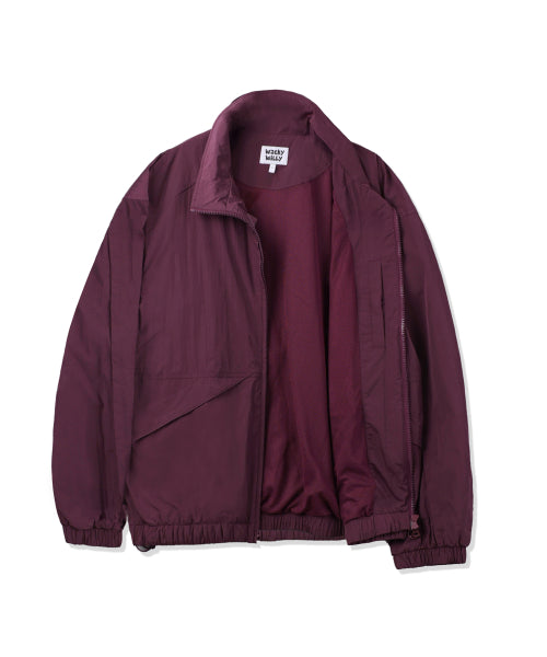 Hwaseom High-Neck Pull-Up Jumper Purple