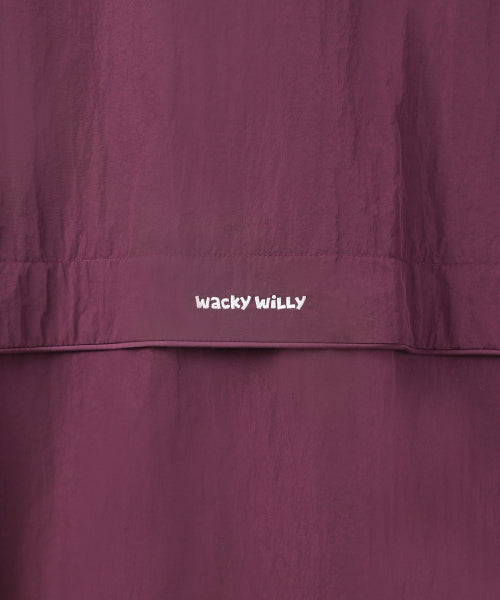 Hwaseom High-Neck Pull-Up Jumper Purple