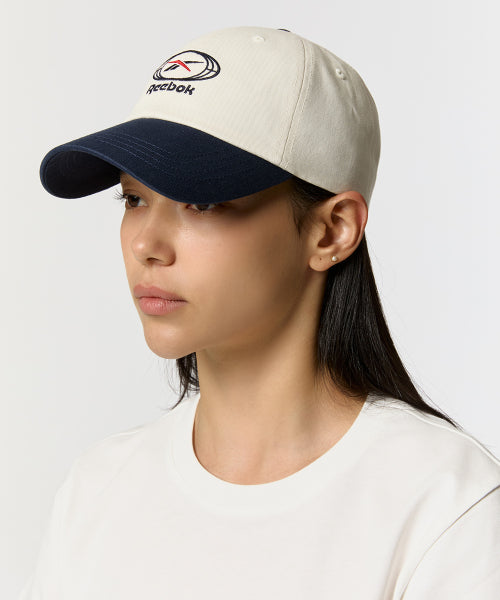 써클 로고 볼캡 - 오프 화이트