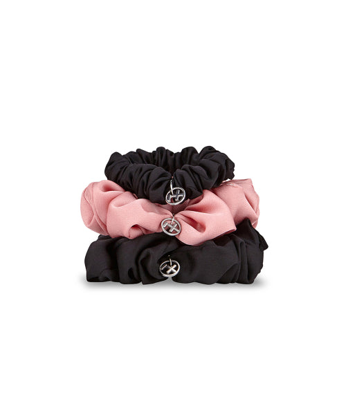 [Midnight Rose Pack] Glossy Hair Scrunchies SET FLOTFA1A38