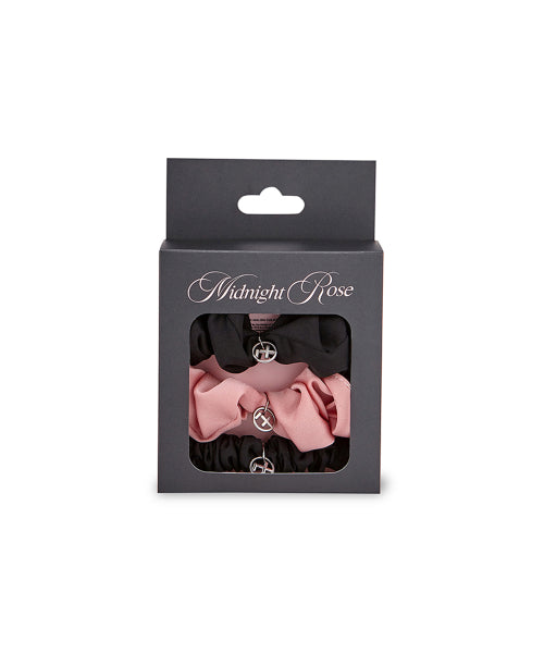 [Midnight Rose Pack] Glossy Hair Scrunchies SET FLOTFA1A38